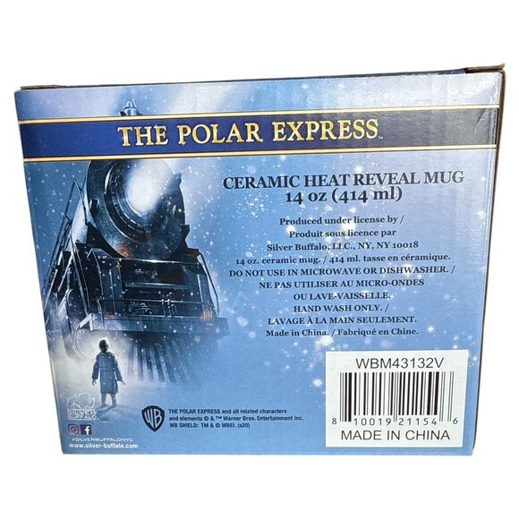 Polar Express “Believe” 14oz Heat Reveal Ceramic Mug Magic Train Xmas Gift - Picture 6 of 6